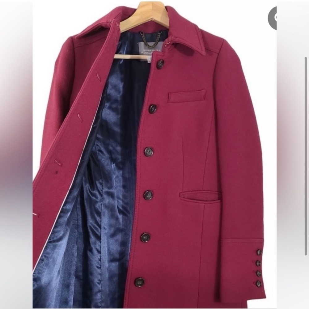 J.Crew Lady Day Coat made with Italian double wool size 10 - Picture 3 of 6